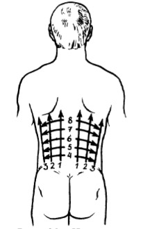 Массаж нижнегрудного отдела